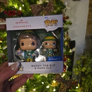Hallmark Funko Pop! Elf Duo Ornaments - Green and Yellow